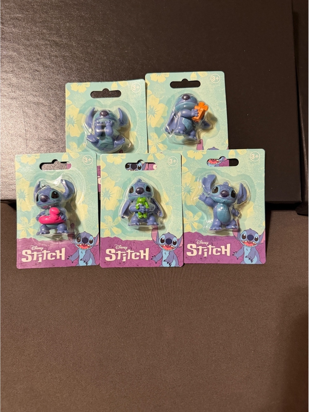 2022 Walt Disney Animation Lilo & Stitch! Mini Figures Complete Set Of 5